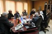 Visiting of foreigner professors with head of contact with alumni office
